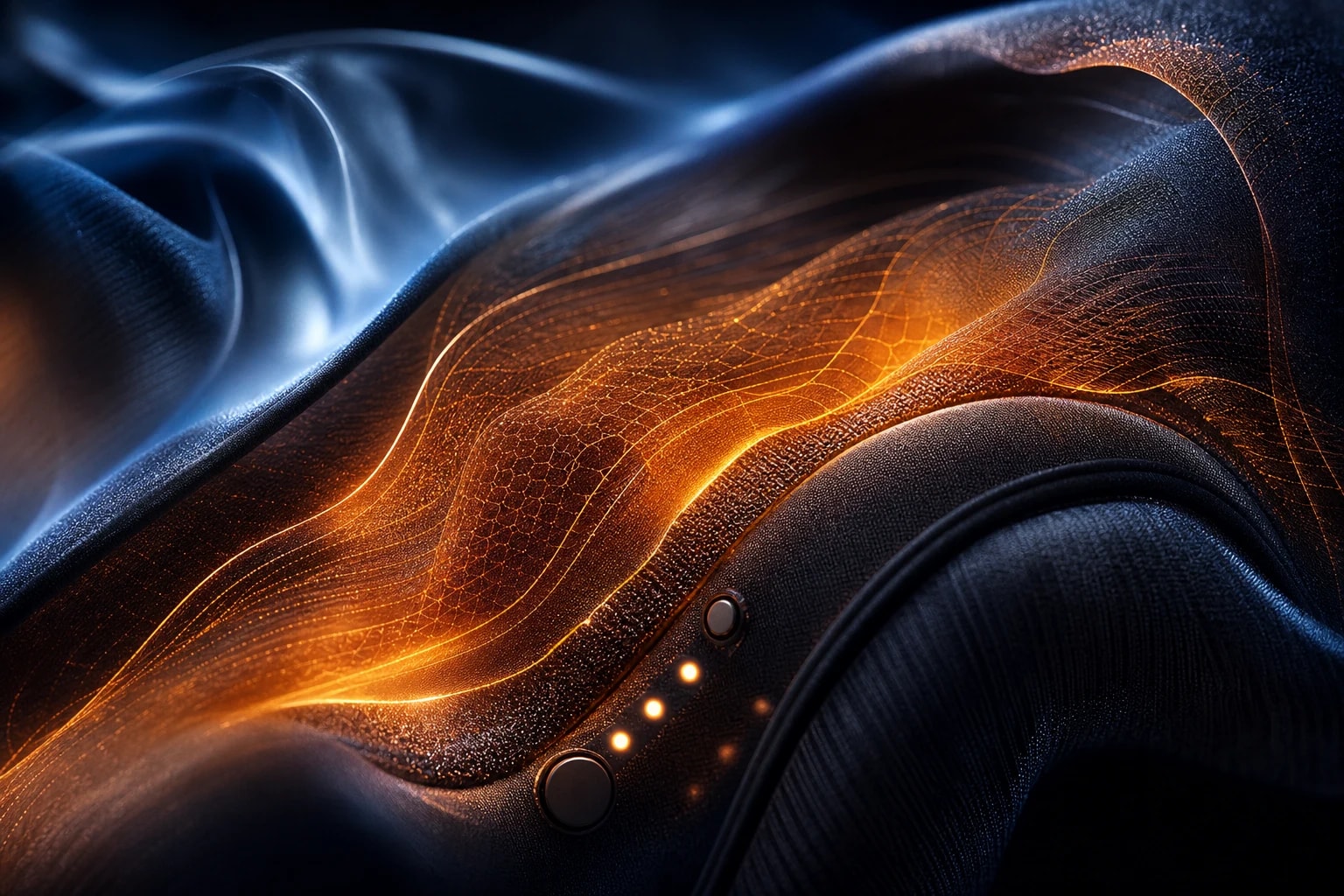 Aura Eye Mask abstract material study