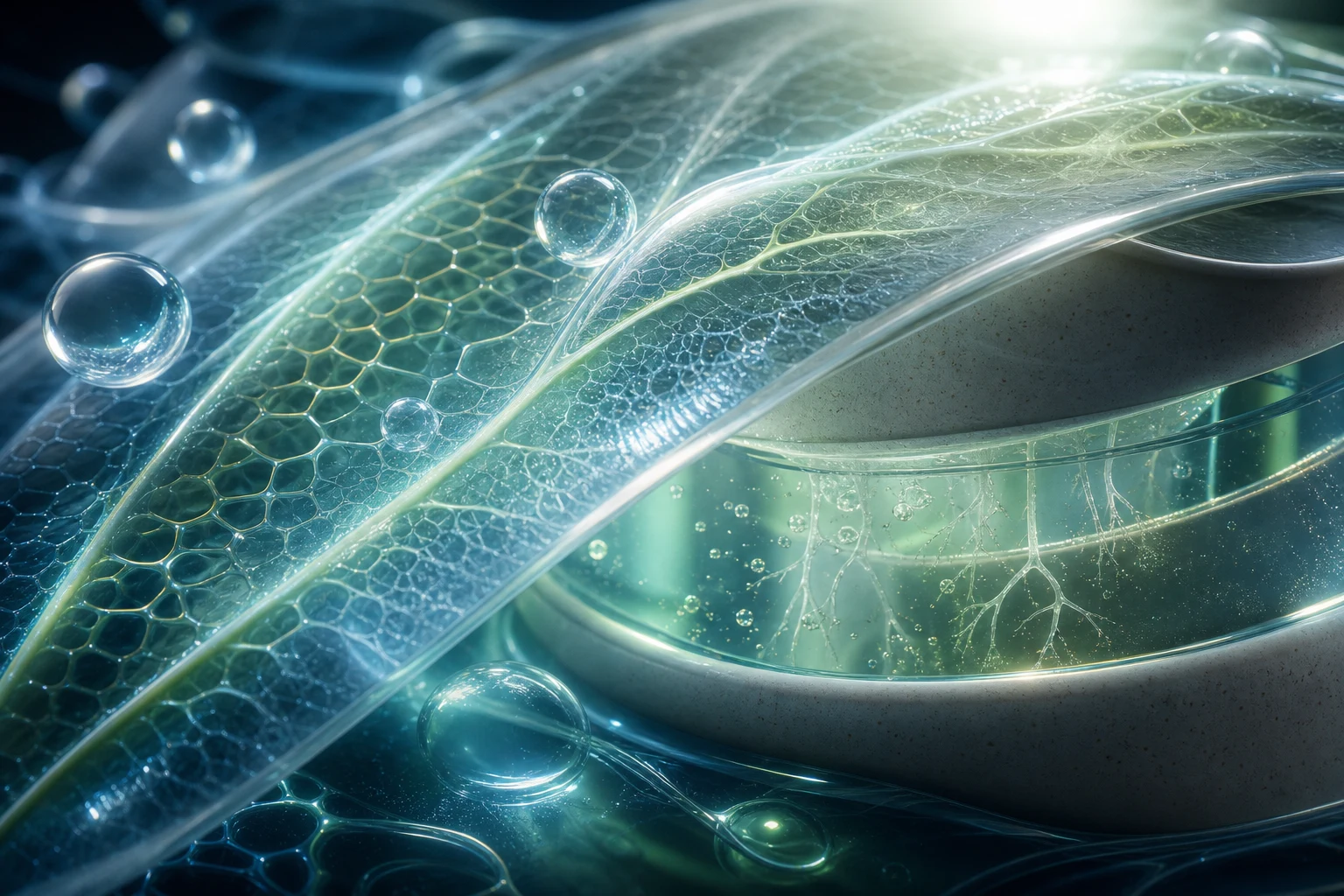 Luma Grow Vessel abstract material study